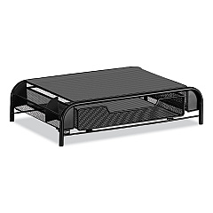 Compatible Safco Powered Onyx Monitor Stand, 18.25" x 11.75" x 4.5", Black (3230BL)