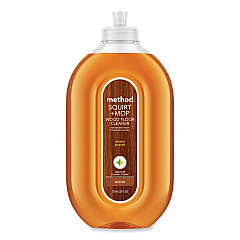 Method Squirt + Mop Wood Floor Cleaner, Almond Scent, 25 oz Squirt Bottle (00562)