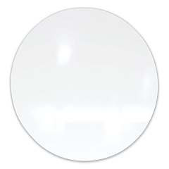 Ghent Coda Low Profile Circular Magnetic Glassboard, 36 Diameter, White Surface (CDAGM36WH)