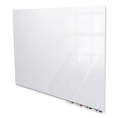 Ghent Aria Low Profile Magnetic Glass Whiteboard, 96 x 48, White Surface (ARIASM48WH)