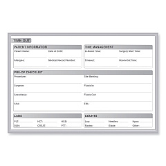 Ghent Time Out Magnetic Whiteboard, 36 x 24, White/Gray Surface, Satin Aluminum Frame (GRPM312T23)