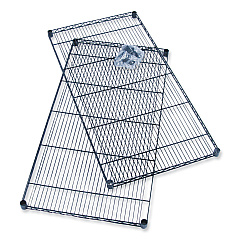 Safco Industrial Extra Shelf Pack, 36w x 24d x 1.5h, Steel, Black, 2/Pack (5290BL)