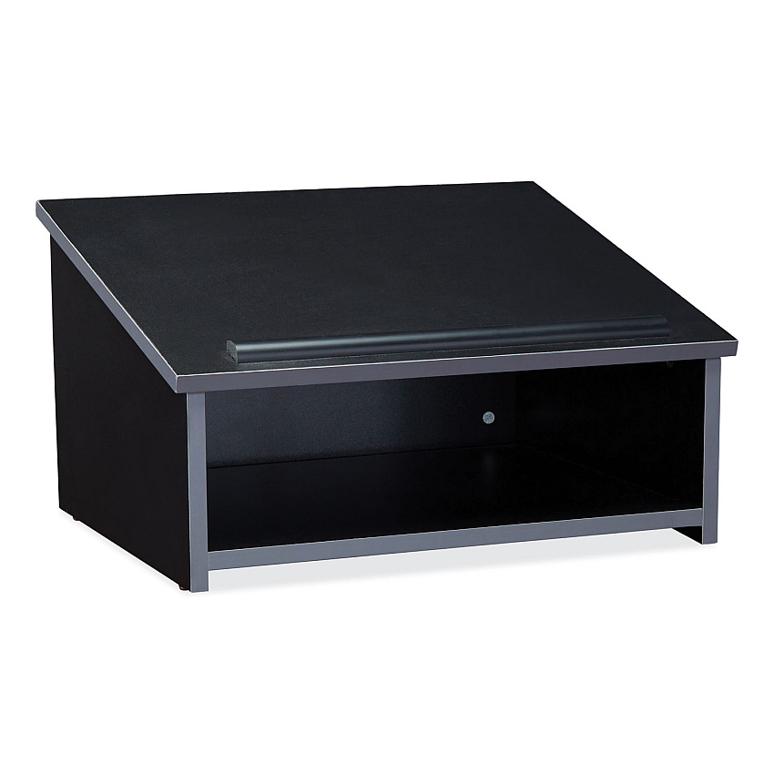 Oklahoma Sound Tabletop Lectern, 23.75 x 19.87 x 13.75, Black (22BK)