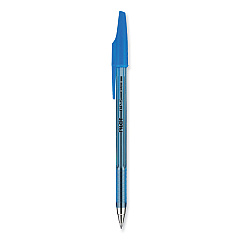 Pilot Better Ballpoint Pen, Stick, Fine 0.7 mm, Blue Ink, Translucent Blue Barrel, Dozen (36011)