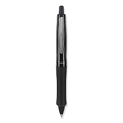 Pilot Dr. Grip FullBlack Advanced Ink Ballpoint Pen, Retractable, Medium 1 mm, Black Ink, Black Barrel (36193)