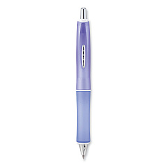 Pilot Dr. Grip Frosted Advanced Ink Ballpoint Pen, Retractable, Medium 1 mm, Black Ink, Purple Barrel (36250)