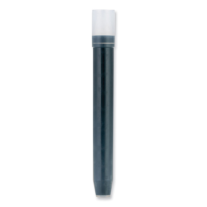 Pilot Plumix Fountain Pen Refill Cartridge, Black Ink, 12/Box (69100)
