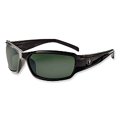 ergodyne Skullerz Thor Safety Glasses, Black Nylon Impact Frame, Polarized G15 Polycarbonate Lens (51071)