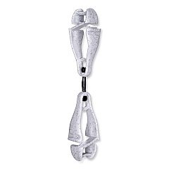 ergodyne Squids 3420 Dual Clip Swivel Glove Clip Holder, 1 x 0.6 x 5.5, Acetal Copolymer, Granite (19415)