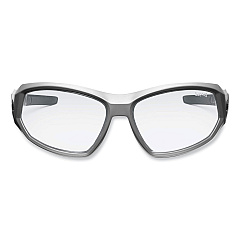 ergodyne Skullerz Loki Safety Glasses/Goggles, Matte Gray Nylon Impact Frame, Anti-Fog Clear Polycarb Lens (56103)