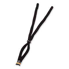 ergodyne Skullerz 3200 Cotton Eyewear Lanyard, 14" Long, Black (19152)