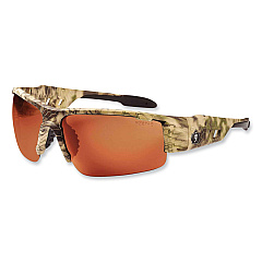 ergodyne Skullerz Dagr Safety Glasses, Kryptek Highlander Nylon Impact Frame, Copper Polycarbonate Lens (52320)