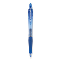 Pilot Precise Gel BeGreen Gel Pen, Retractable, Fine 0.7 mm, Blue Ink, Blue Barrel, Dozen (15002)