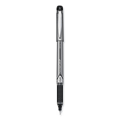 Pilot Precise Grip Roller Ball Pen, Stick, Extra-Fine 0.5 mm, Black Ink, Black Barrel (28801)