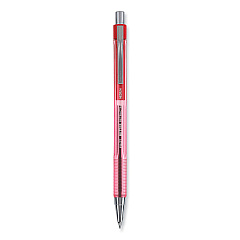 Pilot Better Ballpoint Pen, Retractable, Medium 1 mm, Red Ink, Translucent Red Barrel, Dozen (30007)