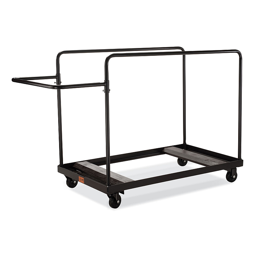 NPS Folding Table Dolly for Round Tables, 660 lb Capacity, 40.5 x 28 x 61.5, Brown (DY71R)