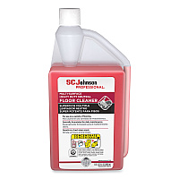 SC Johnson Professional Heavy Duty Neutral Floor Cleaner, Fresh Scent, 32 oz Squeeze and Pour Bottle, 6/Carton (680081)