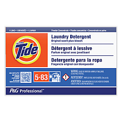 Tide Professional Powder Laundry Detergent Plus Bleach, Original Scent, 1.4 oz Vending Box, 156/Carton (08921)