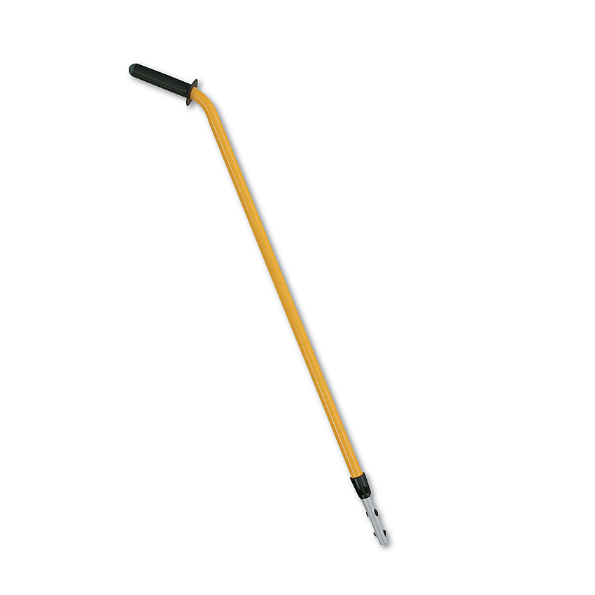 Rubbermaid Commercial HYGEN HYGEN 48-72" Quick-Connect Ergo Adjustable Handle, Black/Yellow (Q760)