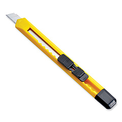 Stanley Quick Point Utility Knife, 9 mm, Yellow/Black (10131P)