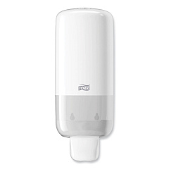 Tork Foam Skincare Manual Dispenser, 1 L Bottle; 33 oz Bottle, 4.45 x 4.13 x 11.26, White, 4/Carton (571501)