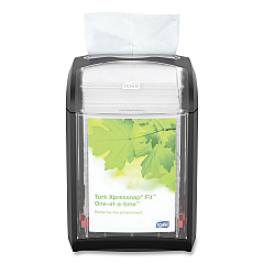 Tork Xpressnap Fit Napkin Dispenser, Tabletop, 4.4 x 5.6 x 6.7, Black (7232000)
