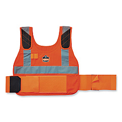 ergodyne Chill-Its 6240 Phase Change Cooling Vest Elastic Extenders, 3.5", Orange (12209)