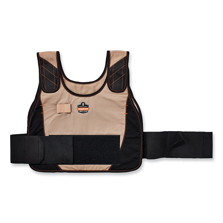 ergodyne Chill-Its 6240 Phase Change Cooling Vest Elastic Extenders, 3.5", Black (12208)