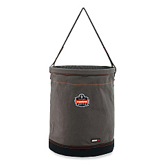 ergodyne Arsenal 5935 Extra-Large Web Handle Canvas Hoist Bucket, 150 lb, Gray (14935)