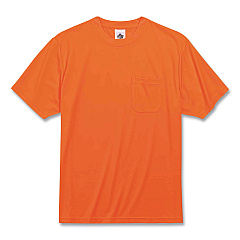ergodyne GloWear 8089 Non-Certified Hi-Vis T-Shirt, Polyester, 2X-Large, Orange (21566)