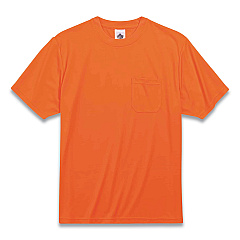 ergodyne GloWear 8089 Non-Certified Hi-Vis T-Shirt, Polyester, X-Large, Orange (21565)