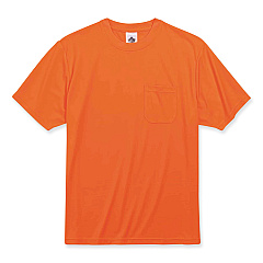 ergodyne GloWear 8089 Non-Certified Hi-Vis T-Shirt, Polyester, 3X-Large, Orange (21567)