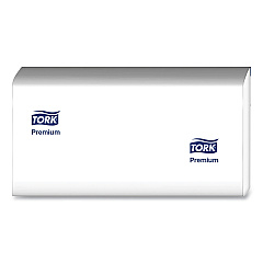 Tork Premium Multifold Towel, 1-Ply, 9 x 9.5, White, 250/Pack, 12 Packs/Carton (420580)