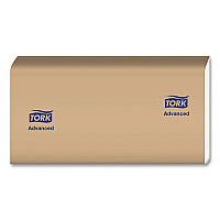 Tork Advanced Multifold Hand Towel, 9 x 9.5, White, 250/Pack, 16 Packs/Carton (424824)