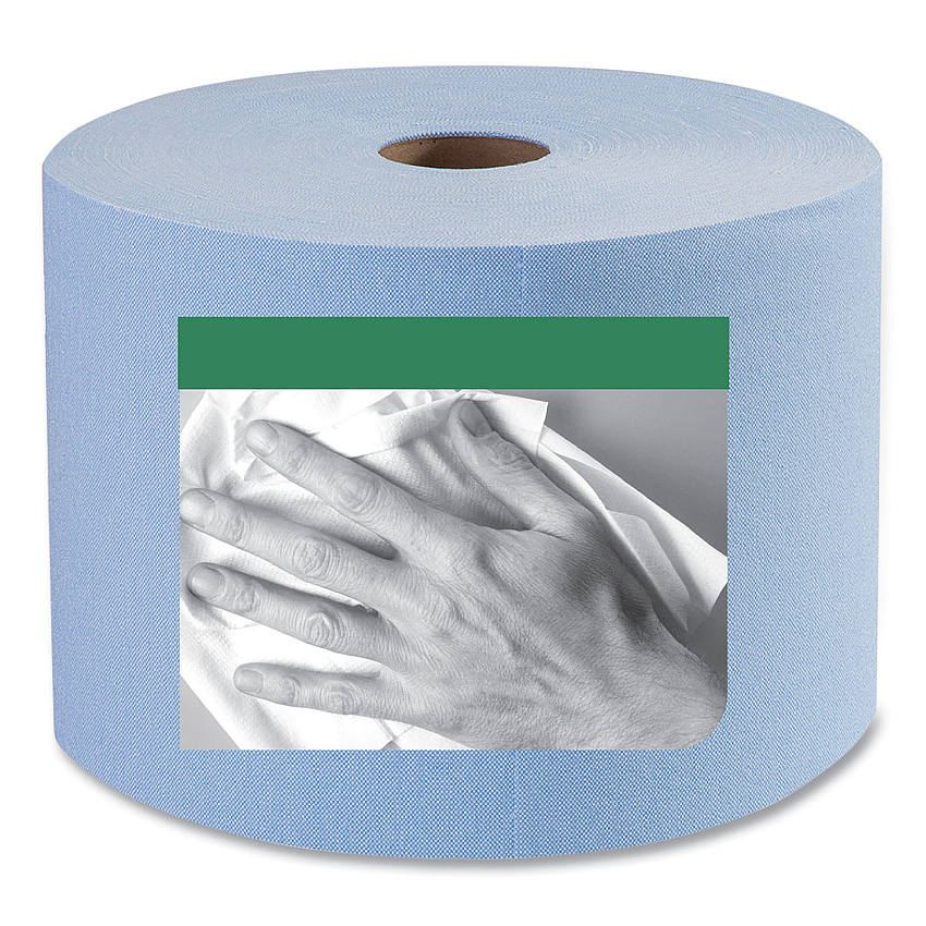 Tork Heavy-Duty Paper Wiper, 11.1" x 800 ft, Blue (450304)