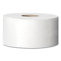 Tork Advanced Mini-Jumbo Roll Bath Tissue, Septic Safe, 2-Ply, White, 3.48" x 751 ft, 12 Rolls/Carton (12024402)