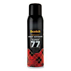 Scotch Super 77 Multipurpose Spray Adhesive, 13.57 oz, Dries Clear