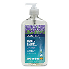 ECOS PRO Liquid Hand Soap, Lavender Scent, 17 oz Pump Bottle (PL96656)