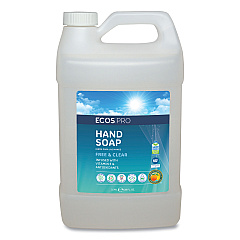 ECOS PRO Liquid Hand Soap, Free & Clean Scent, 1 gal Bottle (PL966304)