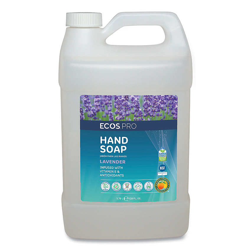 ECOS PRO Liquid Hand Soap, Lavender Scent, 1 gal Bottle (PL966504)