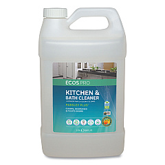ECOS PRO Parsley Plus All-Purpose Kitchen & Bathroom Cleaner, Herbal Scent, 1 gal Bottle (PL974604)