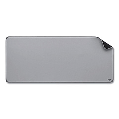 Logitech Studio Series Polyester Desk Mat, 27.5 x 11.8, Mid Gray (956000047)