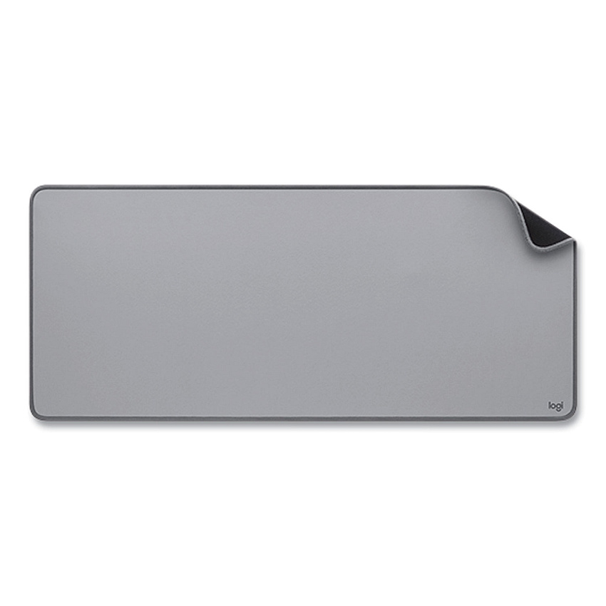 Logitech Studio Series Polyester Desk Mat, 27.5 x 11.8, Mid Gray (956000047)