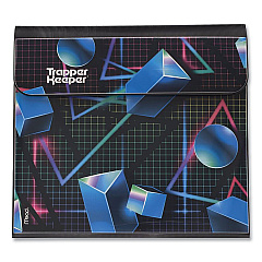 Mead Trapper Keeper 3-Ring Pocket Binder, 1" Capacity, 11.25 x 12.19, Shapes (260038CQ1ECM)