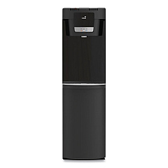 Oasis MaxxFill Flex Hot and Cold Water Dispenser, 2.11 gal/Hot Water per Hour, 12.2 x 14.2 x 42.33, Black/Stainless Steel (506815C)