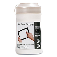 Sani Professional PDI Easy Screen Cleaning Wipes, 9 x 6, White, 70/Pack (P03672)