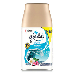 Glade Automatic Air Freshener, Aqua Waves, 6.2 oz, 4/Carton (325078)