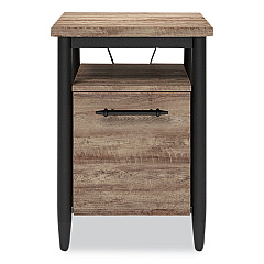 Whalen Thomasville Breslyn One-Drawer Vertical File Cabinet, with Shelf, Letter/Legal, Crosscut Hickory, 16" x 20" x 22.2" (BRDFTV)