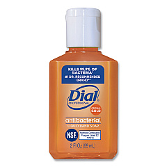 Dial Professional Gold Antibacterial Liquid Hand Soap, Floral, 2 oz, 144/Carton (32966)