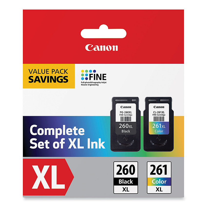 Canon PG-260 XL / CL-261 XL Value Pack (3706C005)